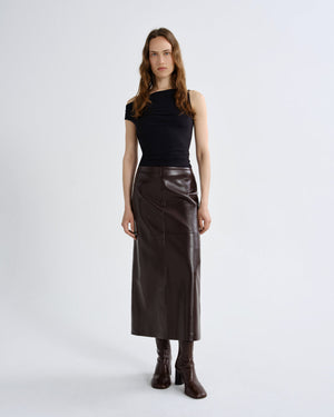 Agolde Hikson Skirt in Madera