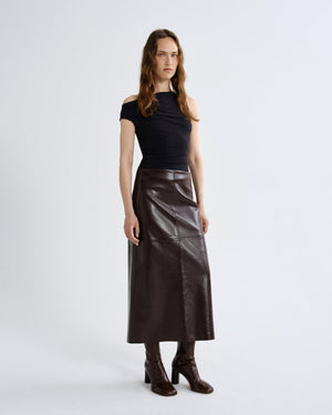 Agolde Hikson Skirt in Madera