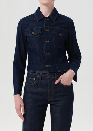 Agolde Contoured Jacket in Rinse