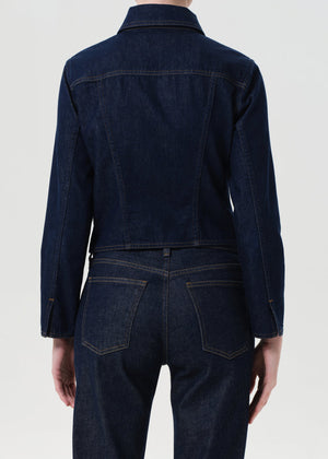 Agolde Contoured Jacket in Rinse