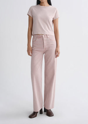 Agolde Adine Shrunken Tee in Wallflower