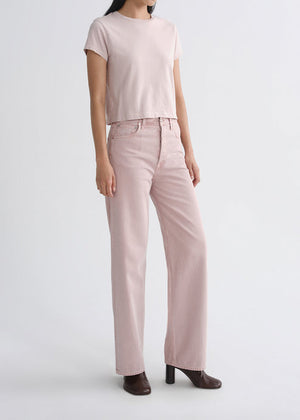 Agolde Adine Shrunken Tee in Wallflower