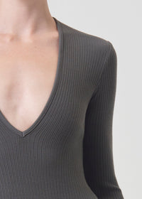 Agolde Zena Bodysuit in Tyre