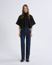 AGOLDE Rom Top in Black