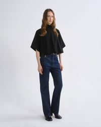 AGOLDE Rom Top in Black