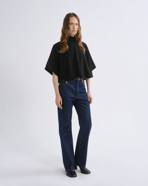 AGOLDE Rom Top in Black