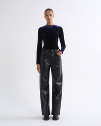 AGOLDE Aura Long Sleeve Bodysuit in Royal