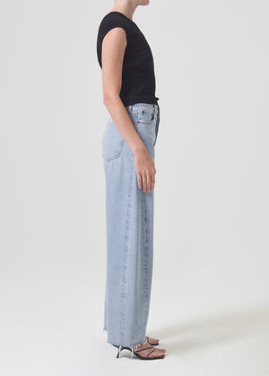 Agolde Luna High Rise Pieced Taper Jean in Void