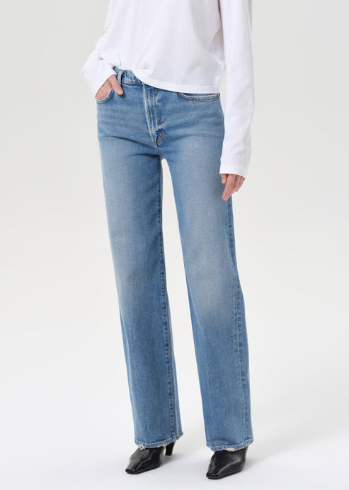 Agolde Harper Straight Jean in Forum