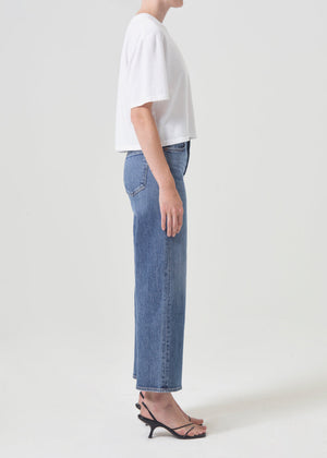 Agolde Harper Crop Wide Leg Jean in Moor