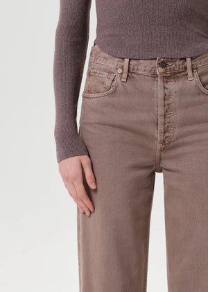 Agolde Ren High Rise Jean in Ceramic