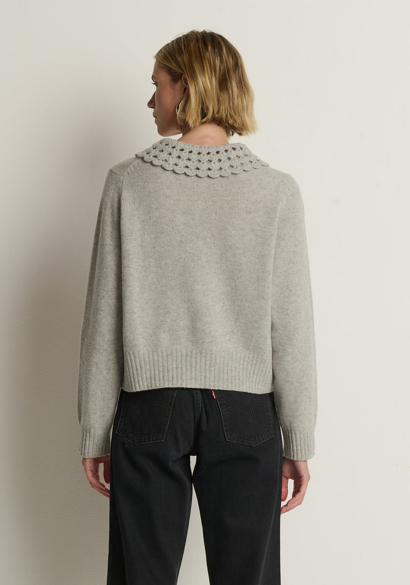 Nation Addie Cardigan in Heather Grey