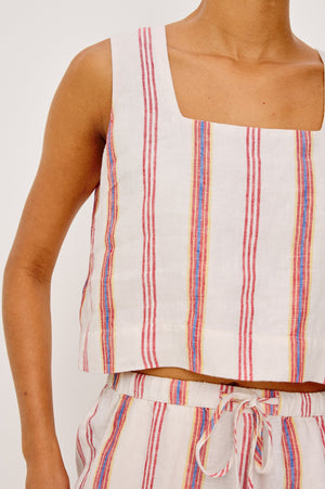 Rails X Giadzy Akira Top in Primavera Stripe