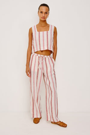Rails X Giadzy Akira Top in Primavera Stripe