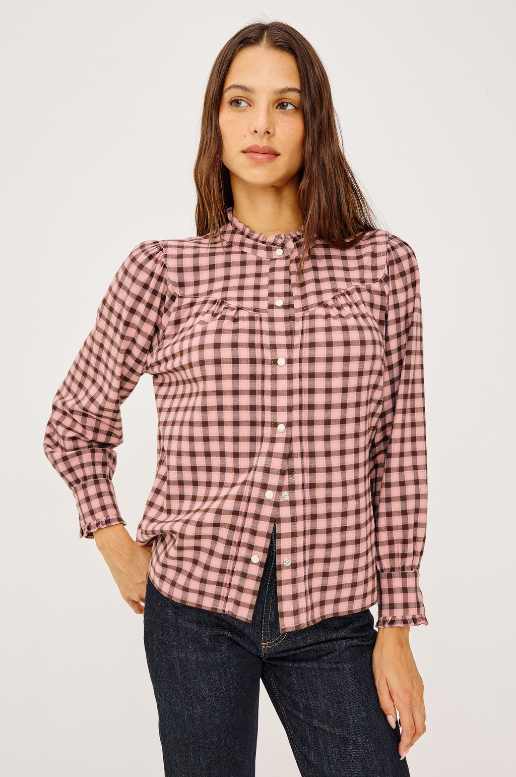 Rails Alanna Top in Garnet Rose