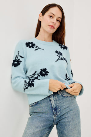 Rails Anise Sweater in Winter Blue Floral