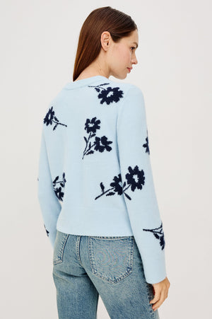 Rails Anise Sweater in Winter Blue Floral