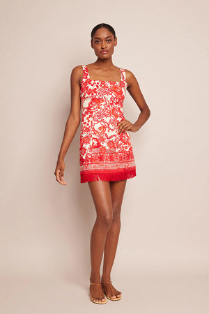 Cara Cara Anna Dress in Dentelle Coral