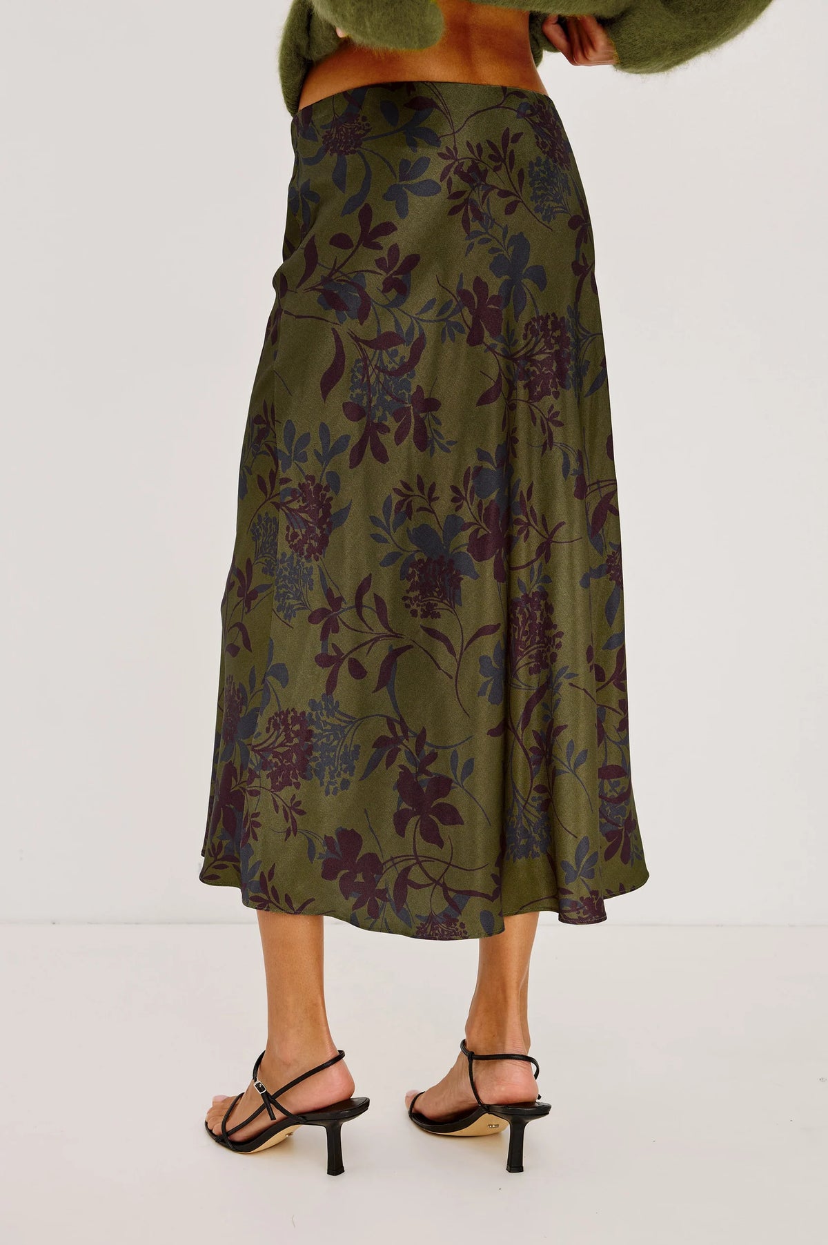 Rails Anya Skirt in Olive Dahlia