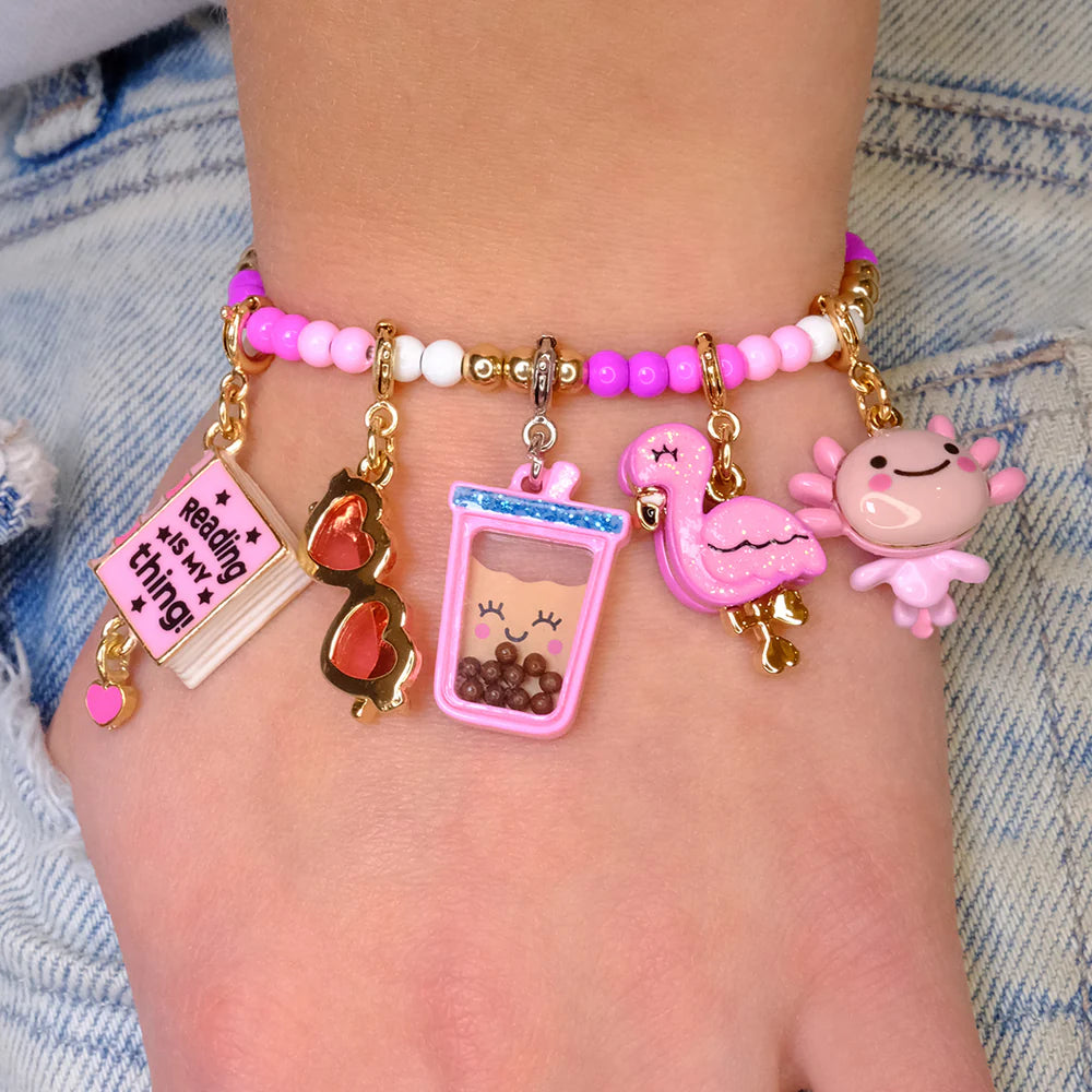 Charm It! Gold Swivel Axolotl Charm