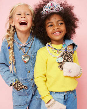 Super Smalls Cotton Candy Jeweled Gloves