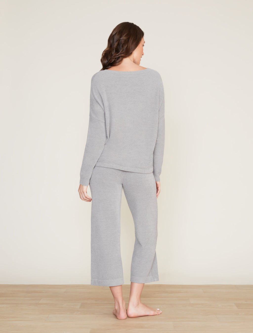 Barefoot Dreams CozyChic Ultra Lite Slouchy Pullover in Dove Gray
