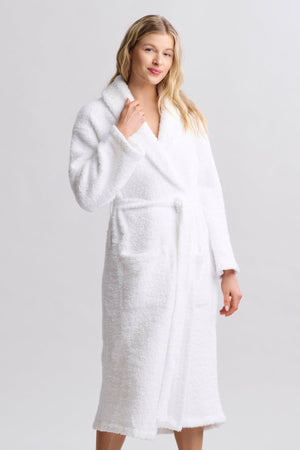 Barefoot Dreams CozyChic® Adult Robe in White