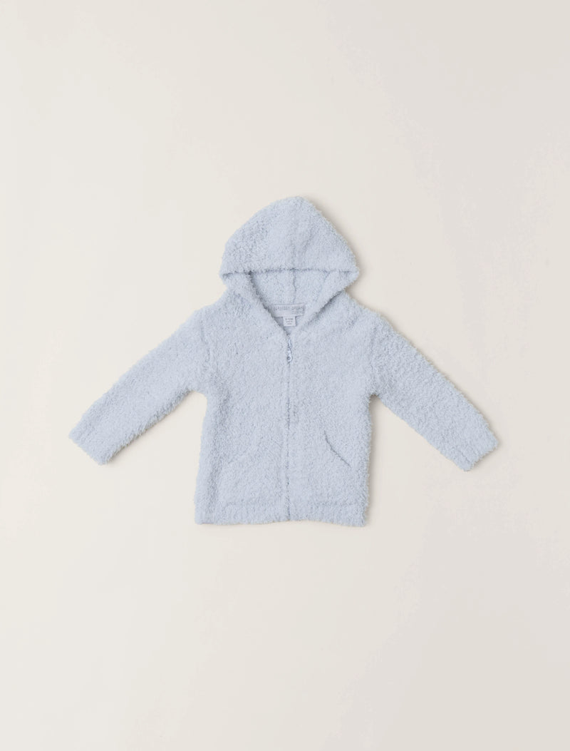 Barefoot Dreams CozyChic Infant Hoodie in Blue