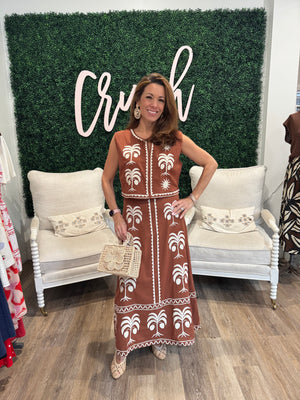 Victoria Dunn Maura Blouse in Copper Grove