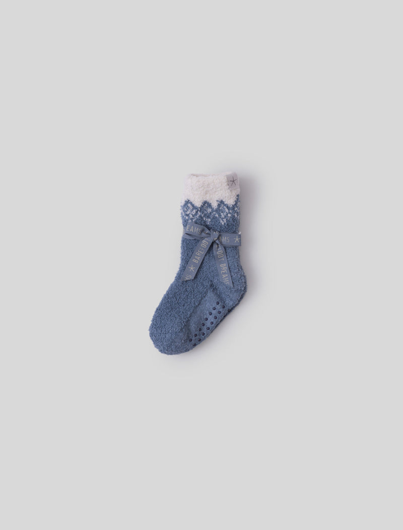 Barefoot Dreams CozyChic® Toddler Fair Isle Sock-Multiple Colors!