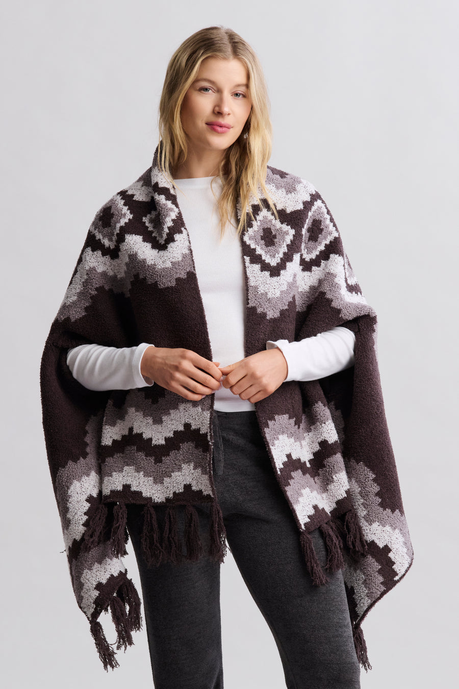 Barefoot Dreams CozyChic® Mosaic Wrap