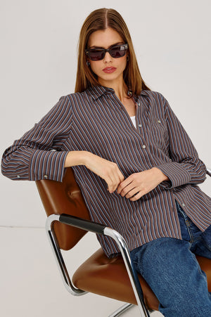 Rails Beck Shirt in Hickory Stripe