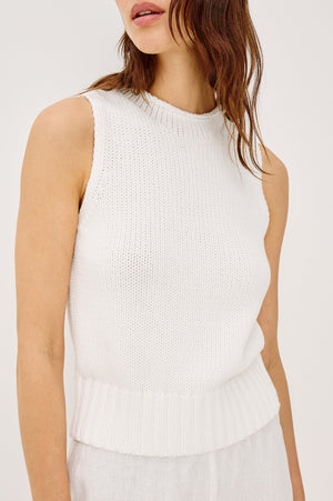 Rails Bondi Sweater Top in White