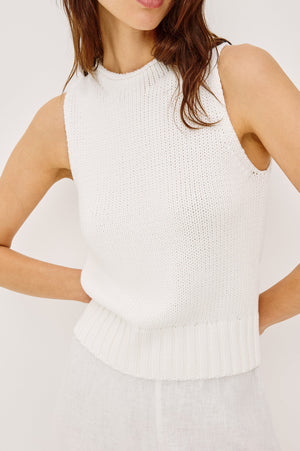 Rails Bondi Sweater Top in White