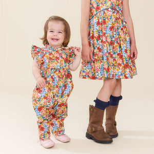 Pink Chicken Jennifer Jumper in Watercolor Meadow