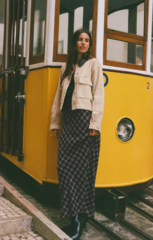 Z Supply Europa Plaid Skirt