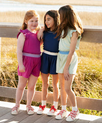 Oso & Me Bea Short Set in Navy