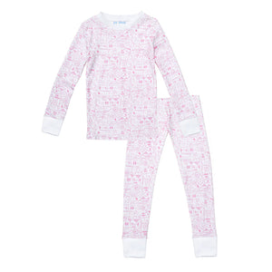 Joy Street Kids Boston Pajamas in Strawberry Ice Cream