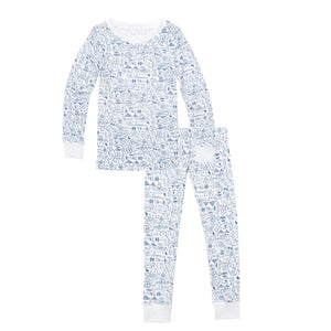 Joy Street Kids Boston Pajamas in Sailor Blue