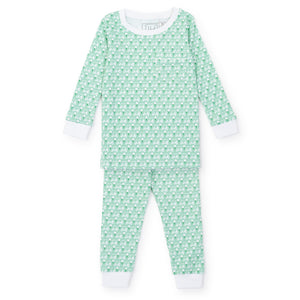 Lila + Hayes Bradford Pajama Set in Putting Green