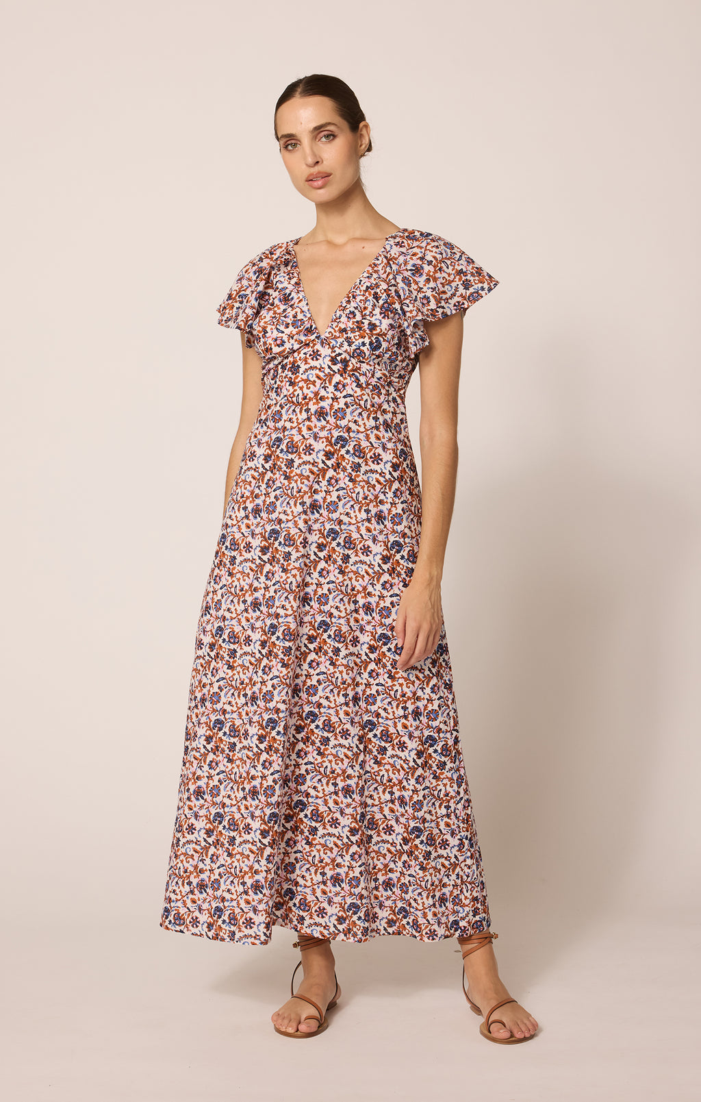 Cleobella Briar Ankle Dress in Belucci Print