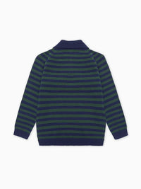 La Coqueta Brio Sweater in Navy Stripe