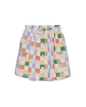 Wander & Wonder Quilted Skirt in Multi