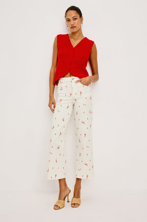 Rails Calypso Vest in Scarlet