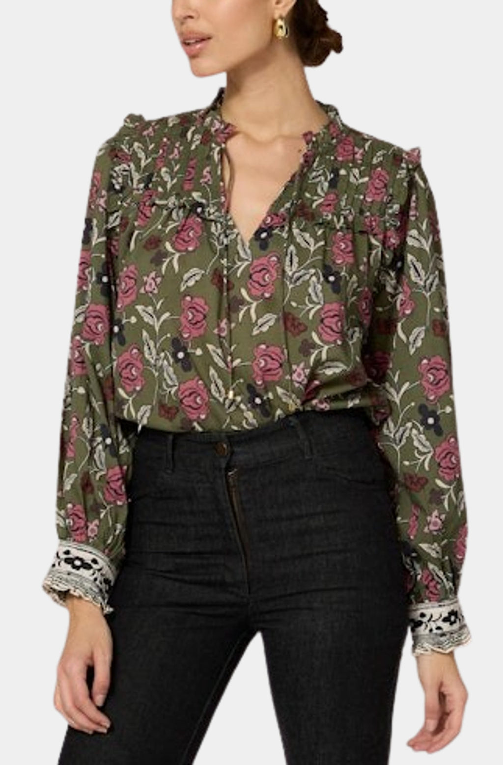 Cleobella Leni Blouse in Fiore Print