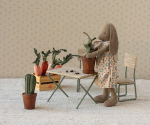 Maileg Flower Pot with Cactus with Toy Mouse