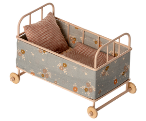 Maileg Cot Bed MIcro in Powder