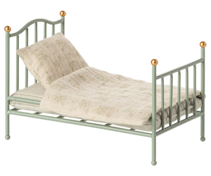 Maileg Vintage Bed for Mice in Mint