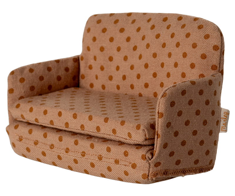Maileg Mouse Sofa Bed in Polka Dots