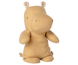 Maileg Safari Friends Small Hippo in Cream Yellow
